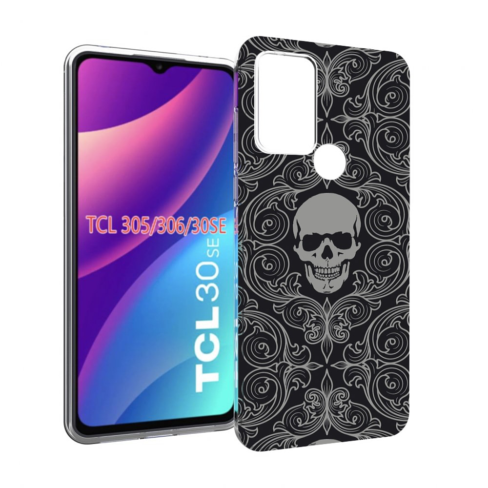

Чехол MyPads орнамент-черепов для TCL 30SE/305/306/30E, Tocco
