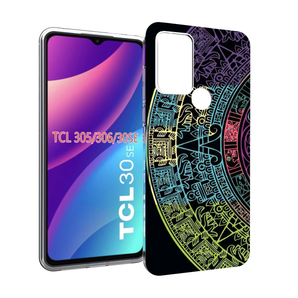 

Чехол MyPads орнамент полукруга для TCL 30SE/305/306/30E, Tocco