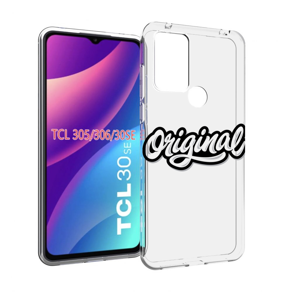 Чехол MyPads оригинал-надпись для TCL 30SE/305/306/30E