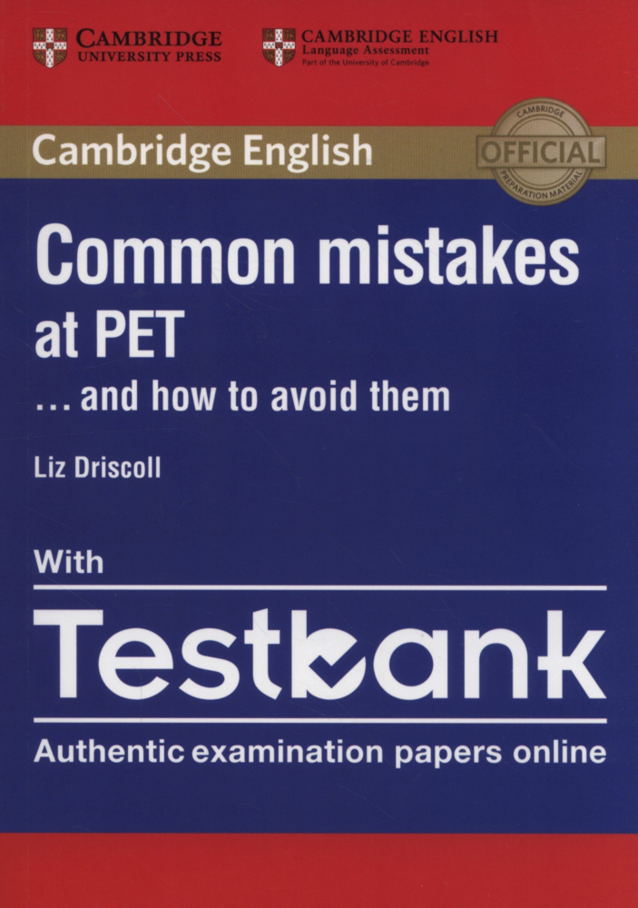 

Книга Common Mistakes at PET… and How to Avoid Them Paperback with Testbank