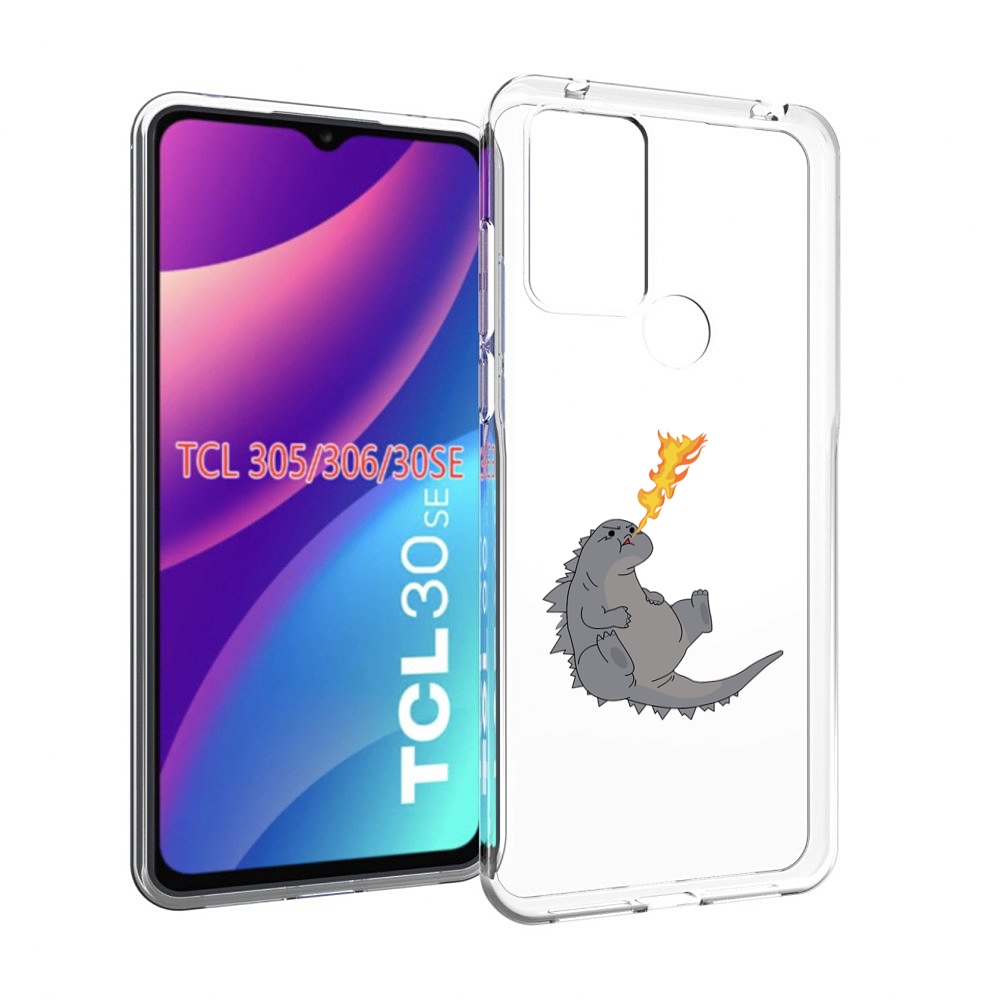 

Чехол MyPads огнедышащий-дракончик для TCL 30SE/305/306/30E, Tocco