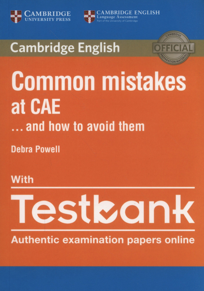 

Common Mistakes at CAE… and How to Avoid Them Paperback with Testbank