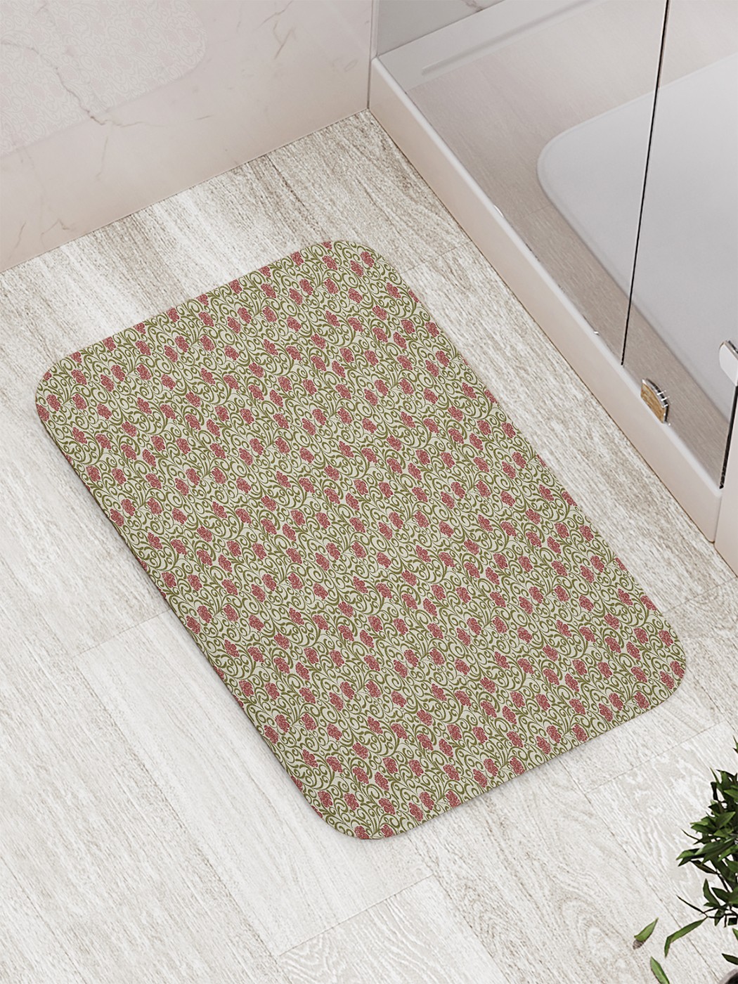 

Коврик противоскользящий для ванной, сауны, бассейна, 77х52 см bath_72917 JoyArty