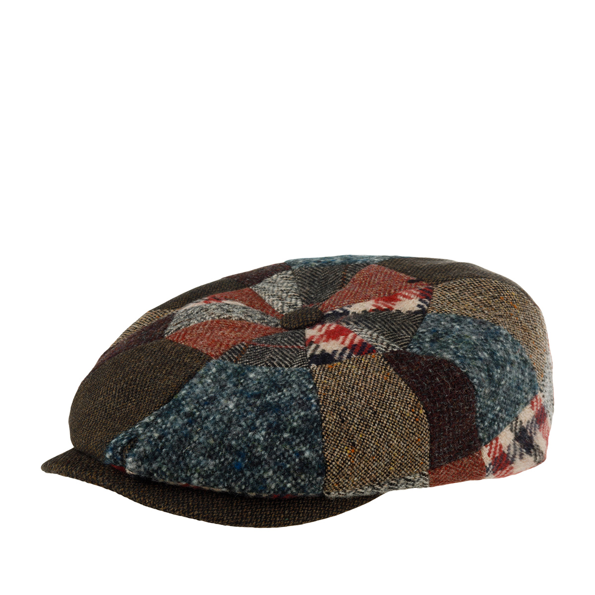 

Кепка восьмиклинка унисекс Stetson 6840910 HATTERAS PATCHWORK коричневая/серая, р.57, Разноцветный, 6840910 HATTERAS PATCHWORK