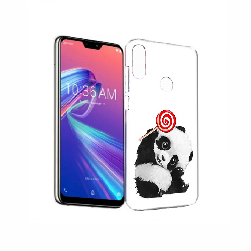 

Чехол MyPads Tocco для Asus ZenFone Max Pro (M2) (ZB631KL) панда с леденцом, Прозрачный, Tocco