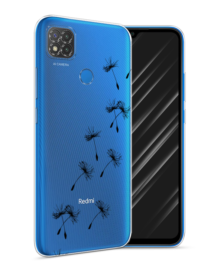 

Чехол Awog на Xiaomi Redmi 9C "Летящие одуванчики", Разноцветный, 39050-8