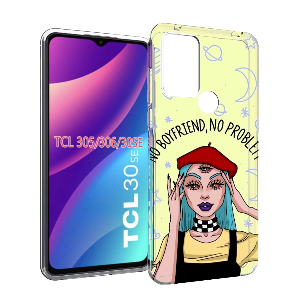 

Чехол MyPads нет-проблем-нет-мужчин женский для TCL 30SE/305/306/30E, Tocco