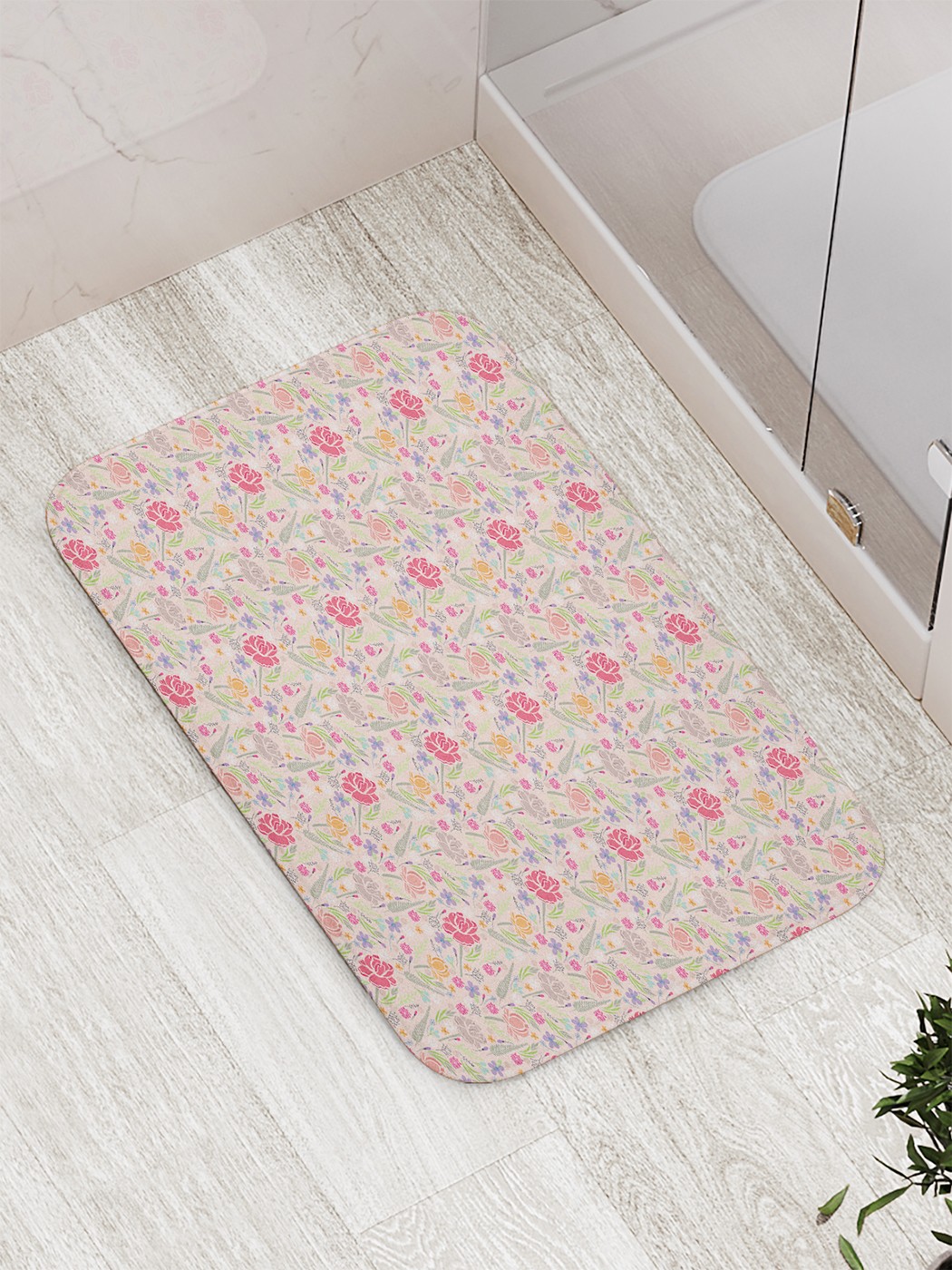 

Коврик противоскользящий для ванной, сауны, бассейна, 77х52 см bath_72839 JoyArty