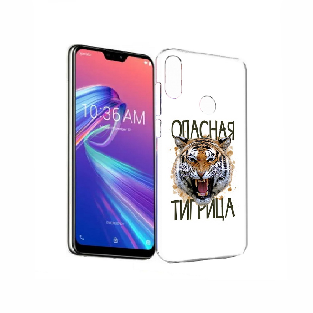 

Чехол MyPads Tocco для Asus ZenFone Max Pro (M2) (ZB631KL) опасная тигрица, Прозрачный, Tocco