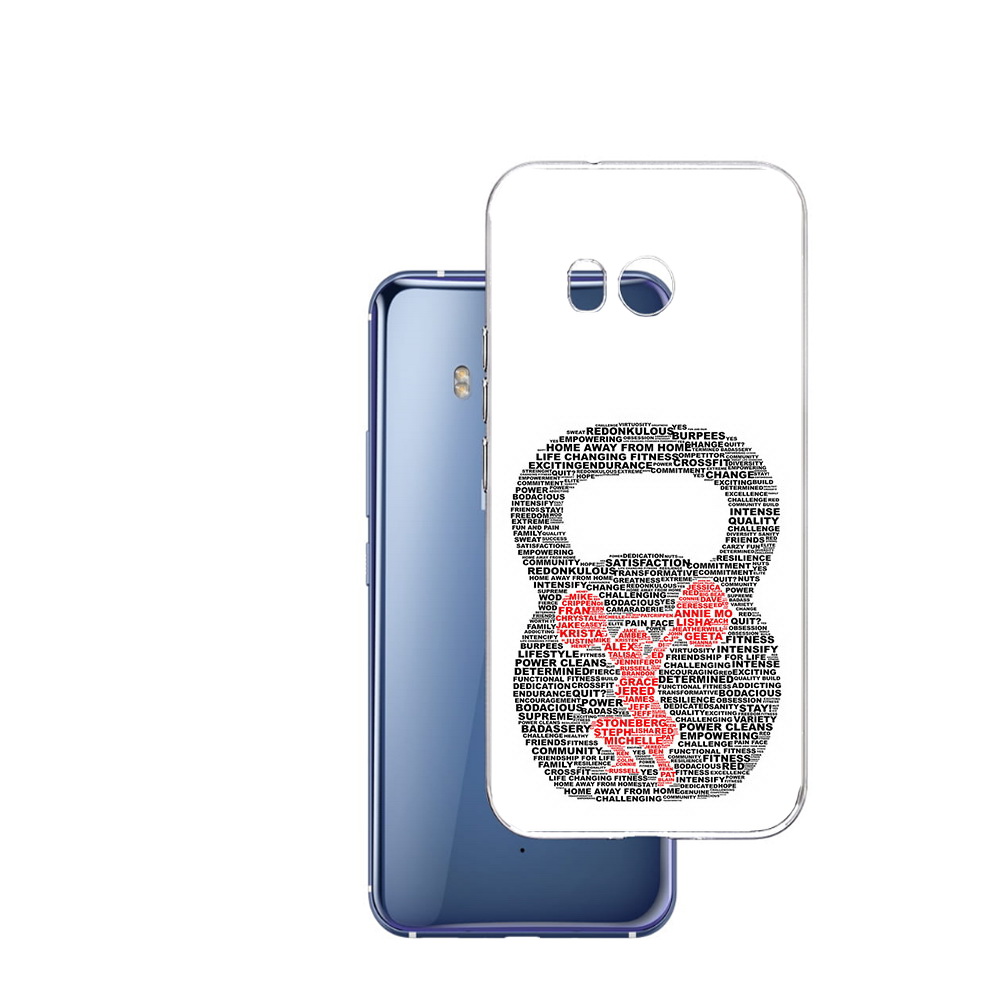 

Чехол MyPads Tocco для HTC U11 бодибилдинг гиря из слов, Прозрачный, Tocco