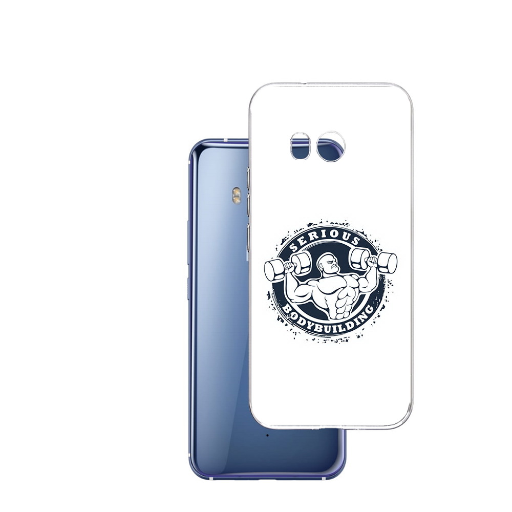 

Чехол MyPads Tocco для HTC U11 бодибилдинг воля к победе, Прозрачный, Tocco