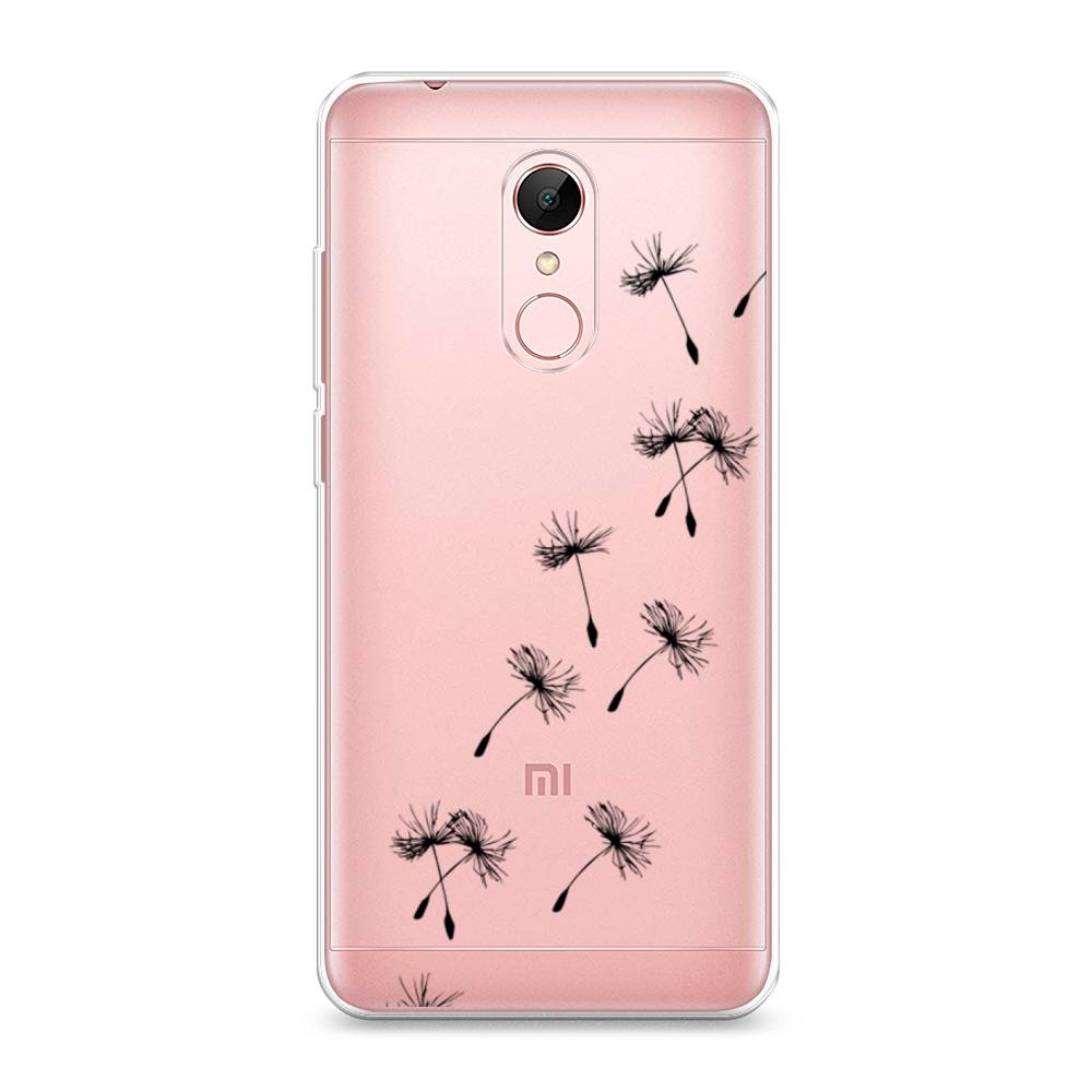 

Чехол Awog на Xiaomi Redmi 5 "Летящие одуванчики", Разноцветный, 33050-8