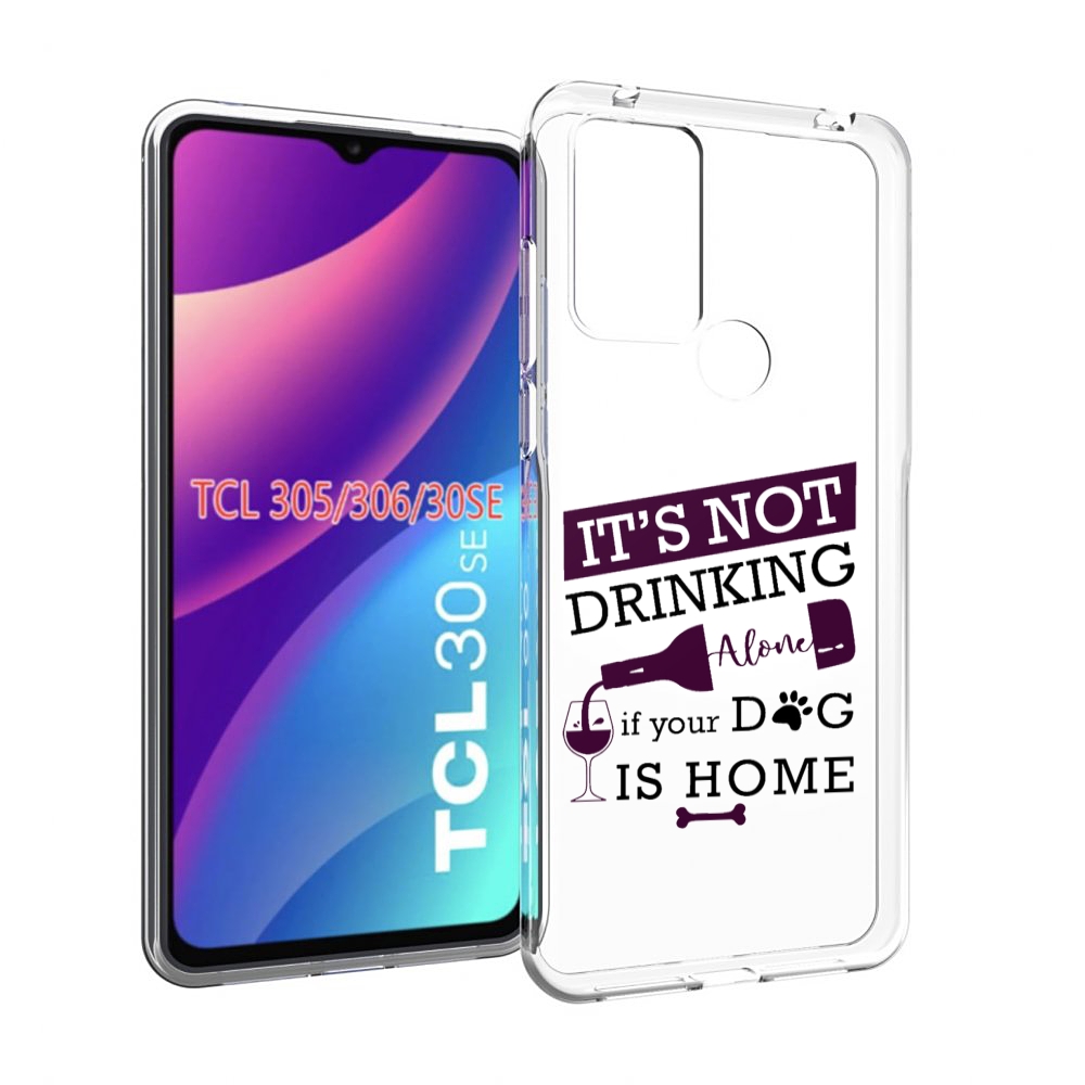 

Чехол MyPads не-пей-один-дома для TCL 30SE/305/306/30E, Tocco