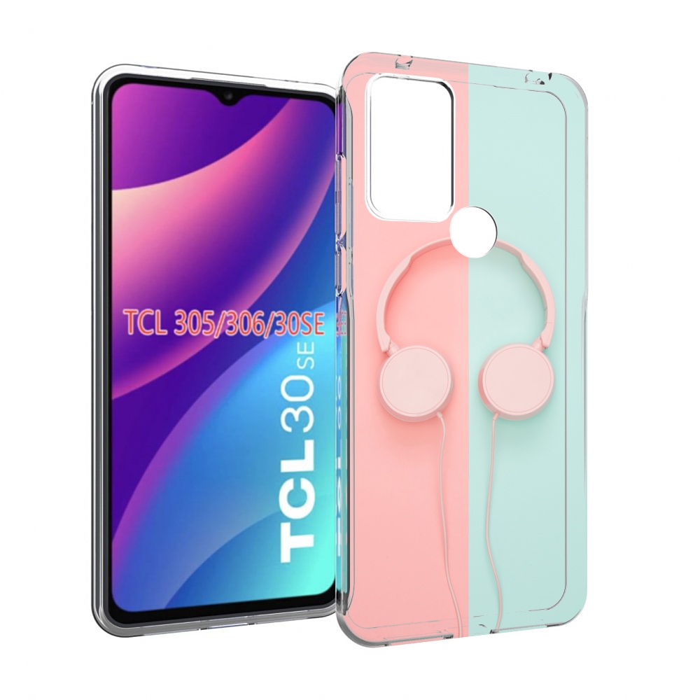 

Чехол MyPads наушники-минимализм для TCL 30SE/305/306/30E, Tocco