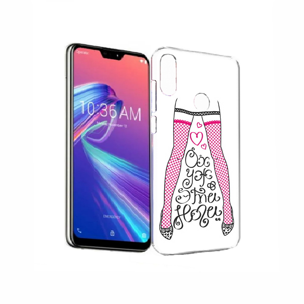 Чехол MyPads Tocco для Asus ZenFone Max Pro (M2) (ZB631KL) нарисованные ноги в чулках