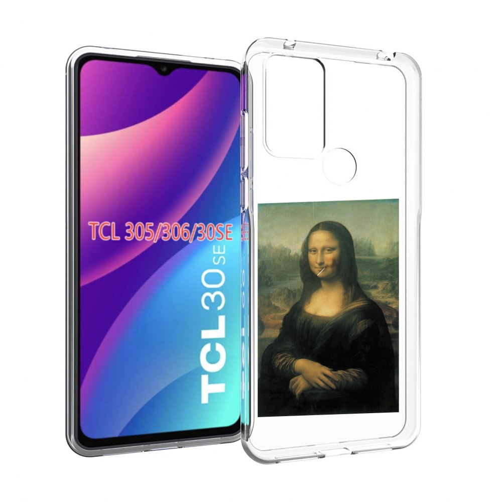 

Чехол MyPads монализа-с-чупачупсом для TCL 30SE/305/306/30E, Tocco
