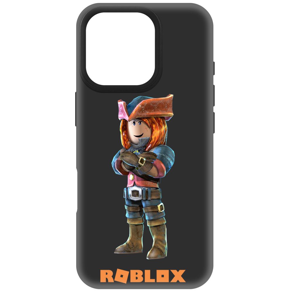 

Чехол-накладка Krutoff Soft Case Roblox-Эзебель для iPhone 16 Pro черный