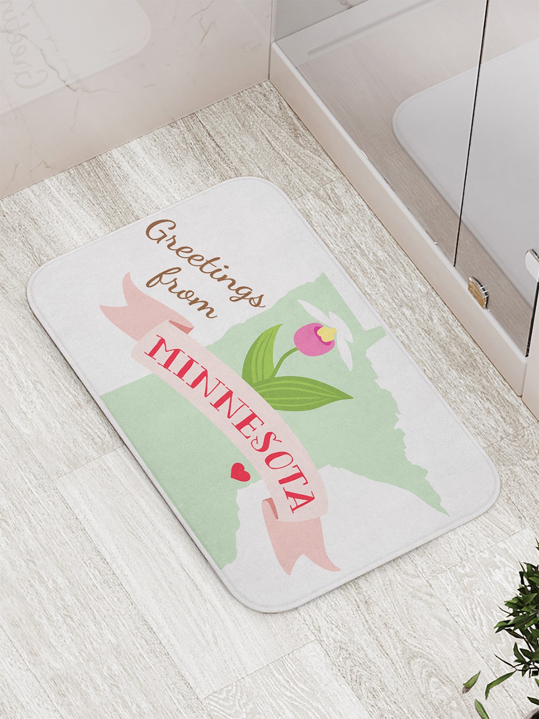 

Коврик противоскользящий для ванной, сауны, бассейна, 77х52 см bath_72701 JoyArty