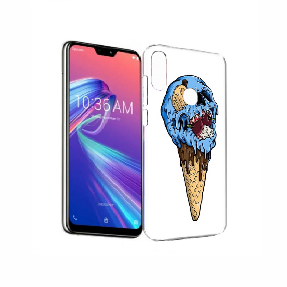 Чехол MyPads Tocco для Asus ZenFone Max Pro (M2) (ZB631KL) мороженное череп