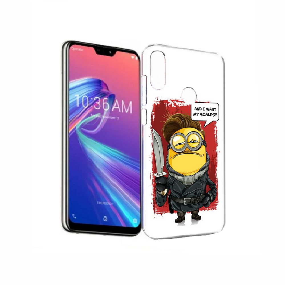 

Чехол MyPads Tocco для Asus ZenFone Max Pro (M2) (ZB631KL) миньон убийца, Прозрачный, Tocco
