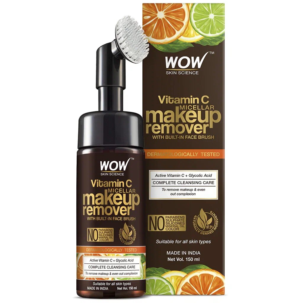 

Вода мицеллярная WOW Skin Science Энергия и Сияние для снятия макияжа, с Витамином С 150мл
