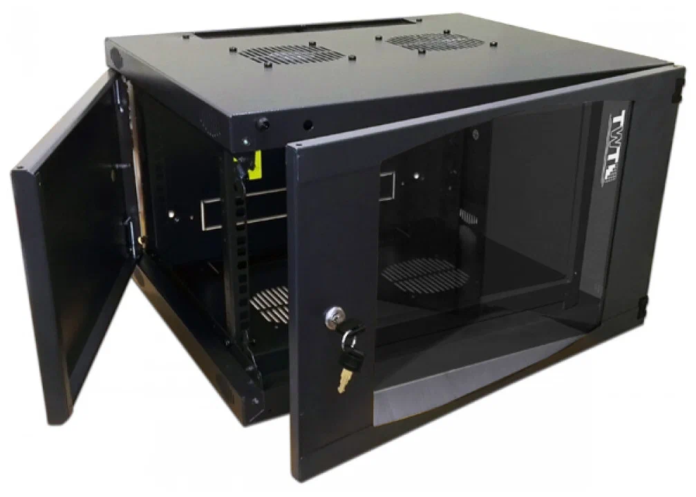 Lanmaster Шкаф коммутационный Lanmaster Next TWT-CBWNG-15U-6X4-BK 15U 550x450мм пер.дв.сте