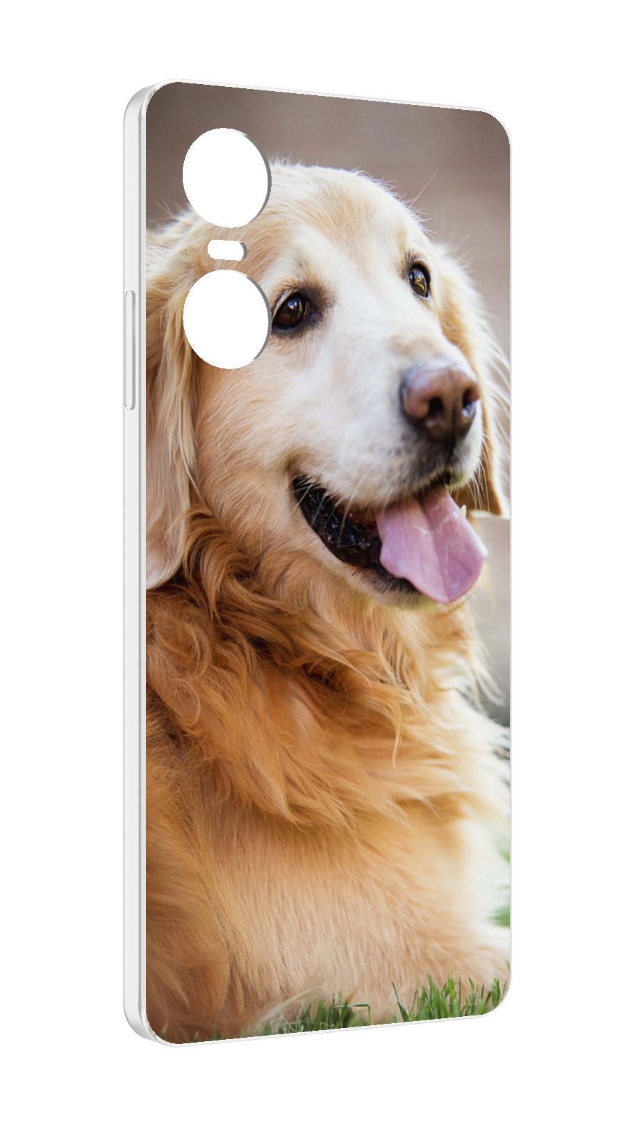 

Чехол MyPads золотистыи ретривер для Tecno Pop 6 Pro, Прозрачный, Tocco