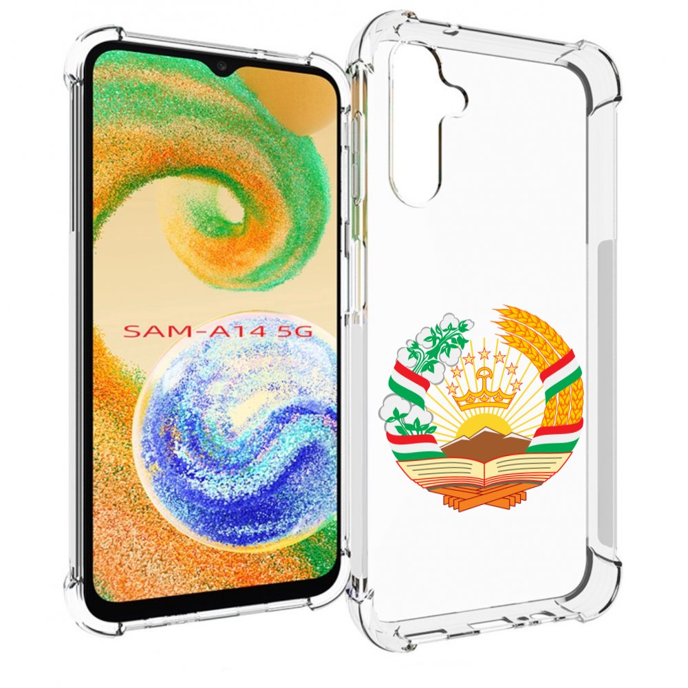 

Чехол MyPads герб-таджикистана для Samsung Galaxy A14 5G, Прозрачный, Tocco