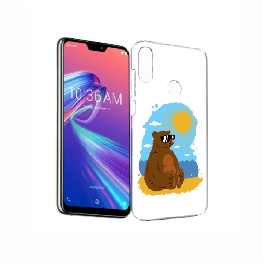 

Чехол MyPads Tocco для Asus ZenFone Max Pro (M2) (ZB631KL) медведь на чиле, Прозрачный, Tocco