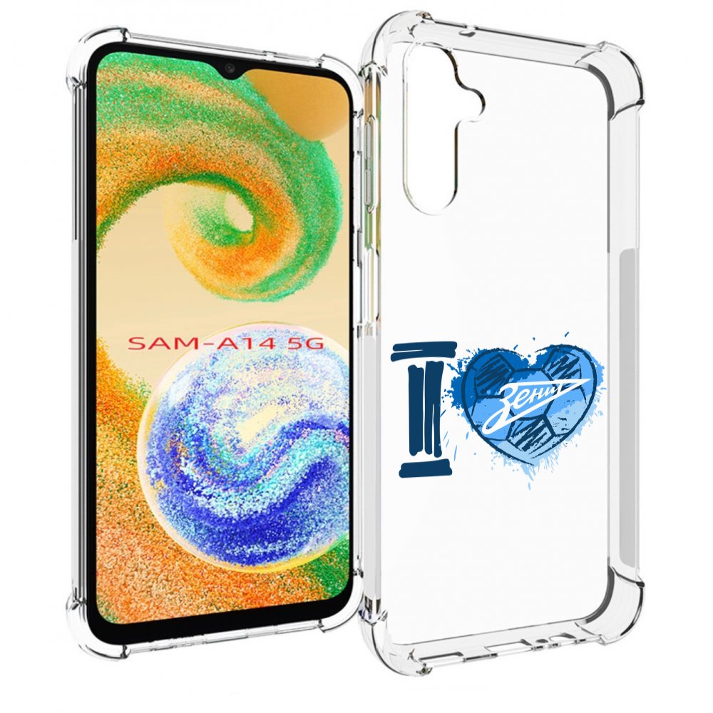

Чехол MyPads ФК я люблю зенит для Samsung Galaxy A14 5G, Прозрачный, Tocco