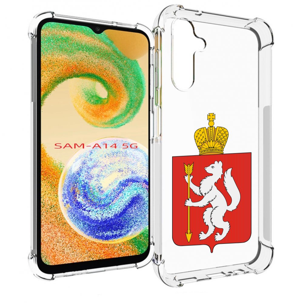 

Чехол MyPads герб-свердловская-область-екатеринбург для Samsung Galaxy A14 5G, Прозрачный, Tocco