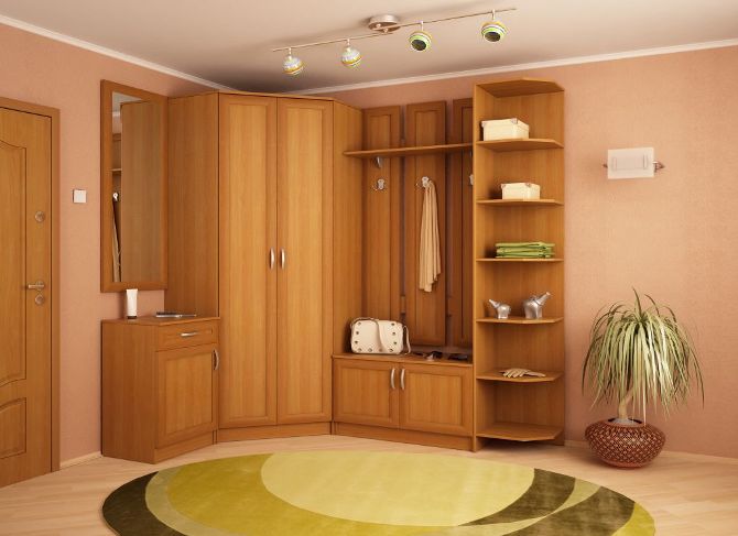 

Прихожая Шах-5 ШxГxВ 1300/2100*400*2300 Мегамебель, Коричневый