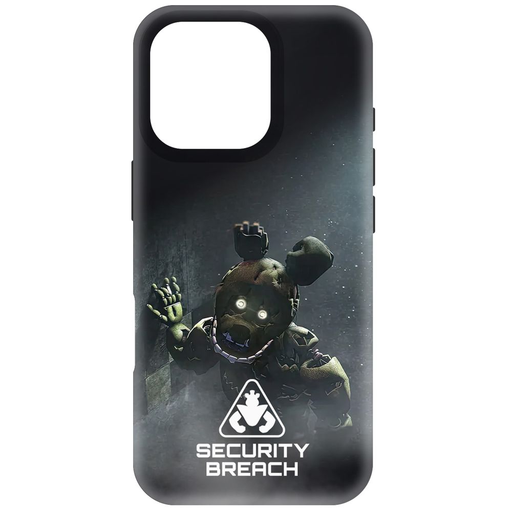 

Чехол-накладка Krutoff Soft Case ФНАФ - Нарушение безопасности для iPhone 16 Pro черный