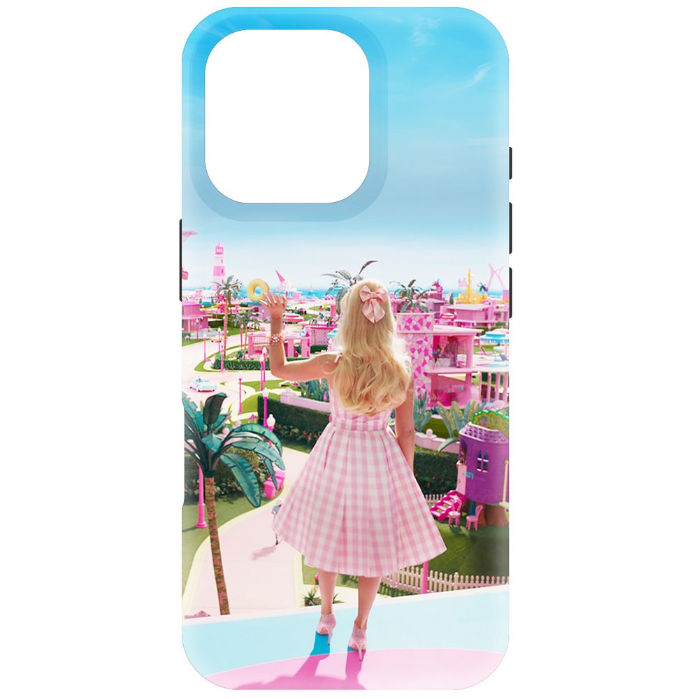

Чехол-накладка Krutoff Soft Case Барбиленд для iPhone 16 Pro черный