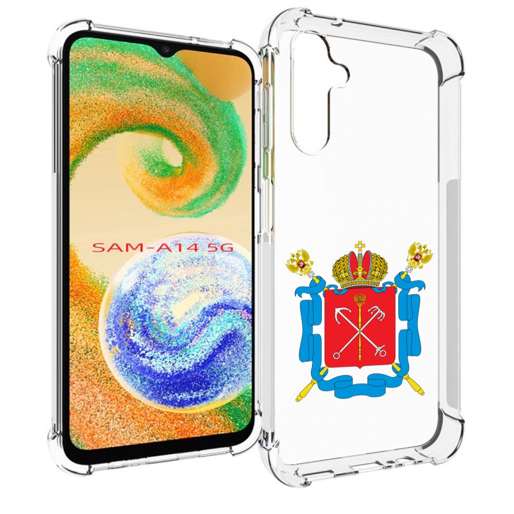 

Чехол MyPads герб-санкт-петербург для Samsung Galaxy A14 5G, Прозрачный, Tocco