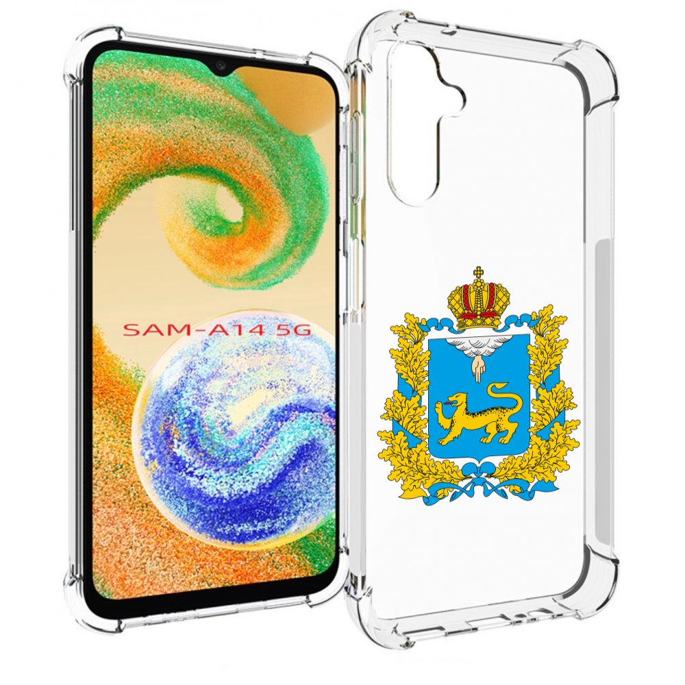 

Чехол MyPads герб-псковская-область для Samsung Galaxy A14 5G, Прозрачный, Tocco