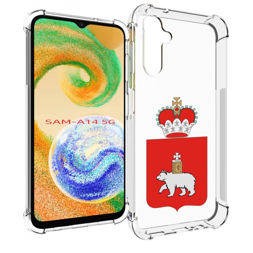 

Чехол MyPads герб-пермскии-краи для Samsung Galaxy A14 5G, Прозрачный, Tocco