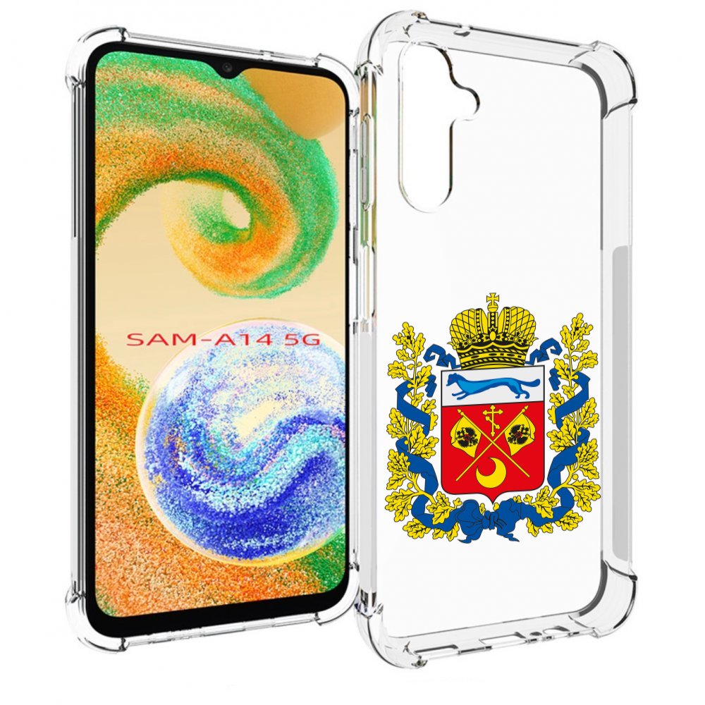 

Чехол MyPads герб-оренбургская-область для Samsung Galaxy A14 5G, Прозрачный, Tocco