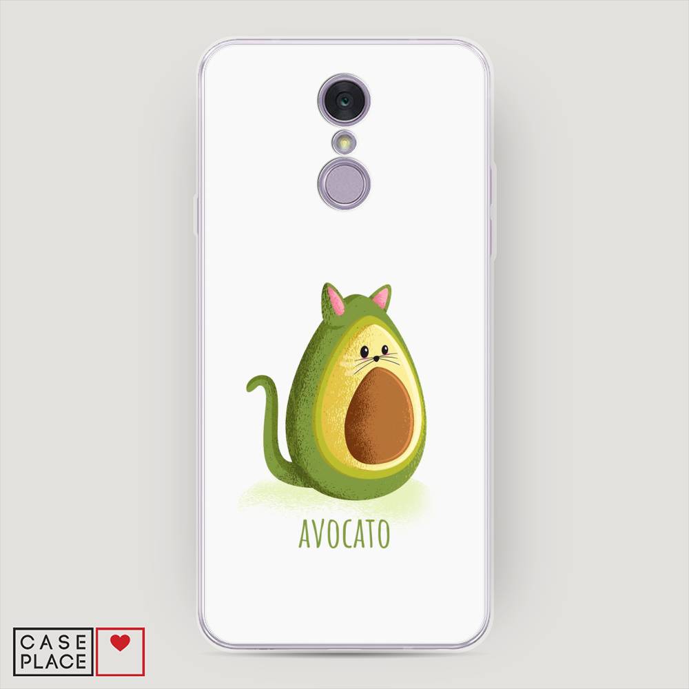 

Чехол Awog на LG Q7 (Plus, Alpha) "Avocato", Зеленый;коричневый, 83550-10