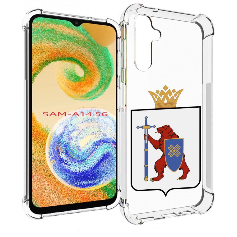 

Чехол MyPads герб-марии-эл-иошкар-ола для Samsung Galaxy A14 5G, Прозрачный, Tocco