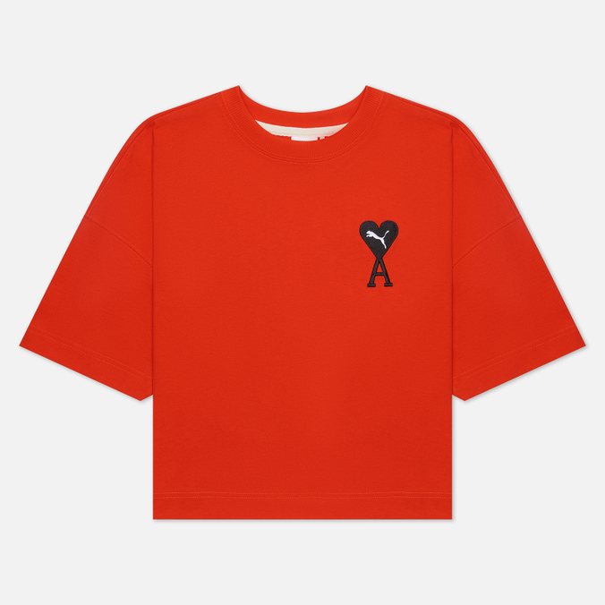 

Футболка женская PUMA x AMI Graphic оранжевая S, x AMI Graphic
