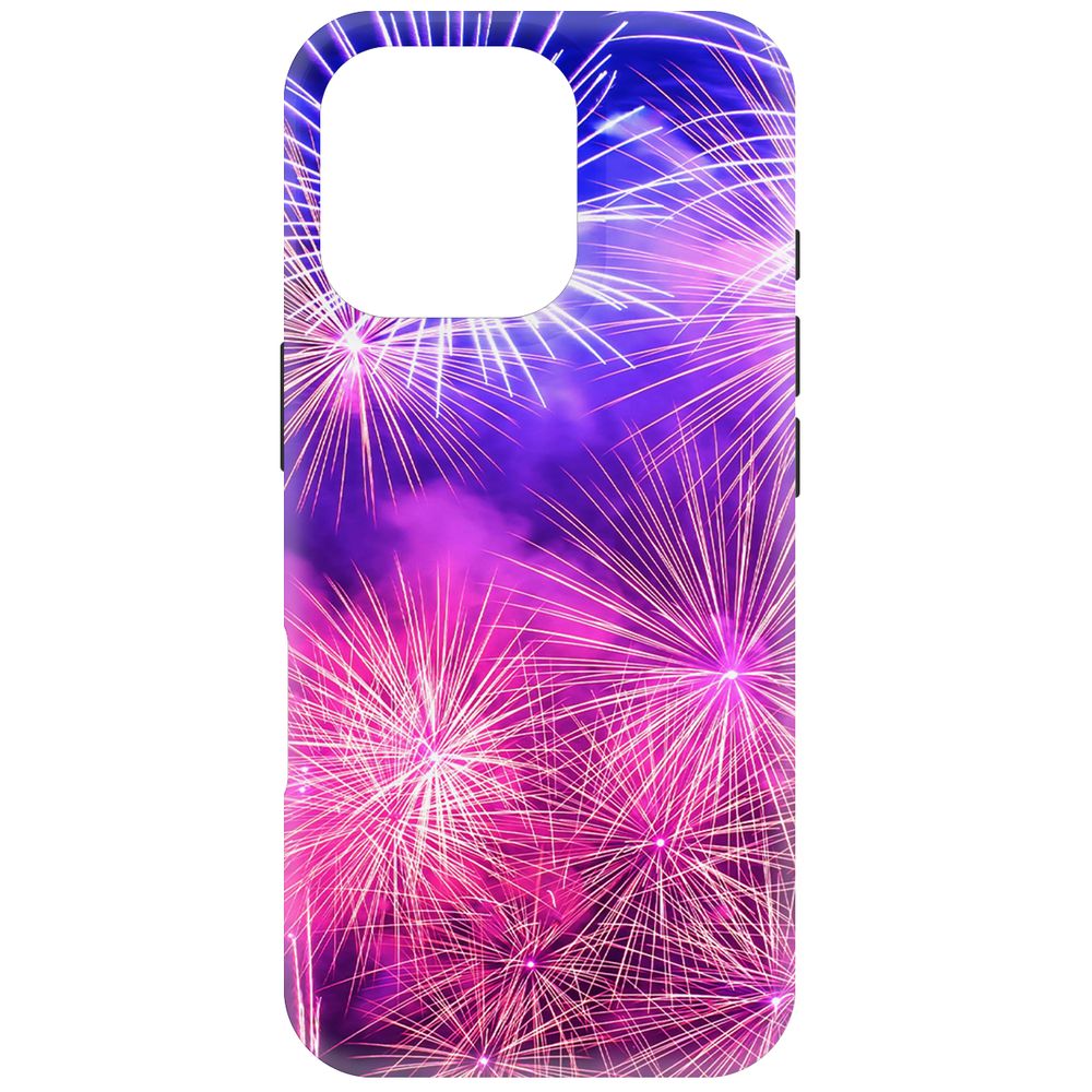 

Чехол-накладка Krutoff Soft Case Салют для iPhone 16 Pro черный