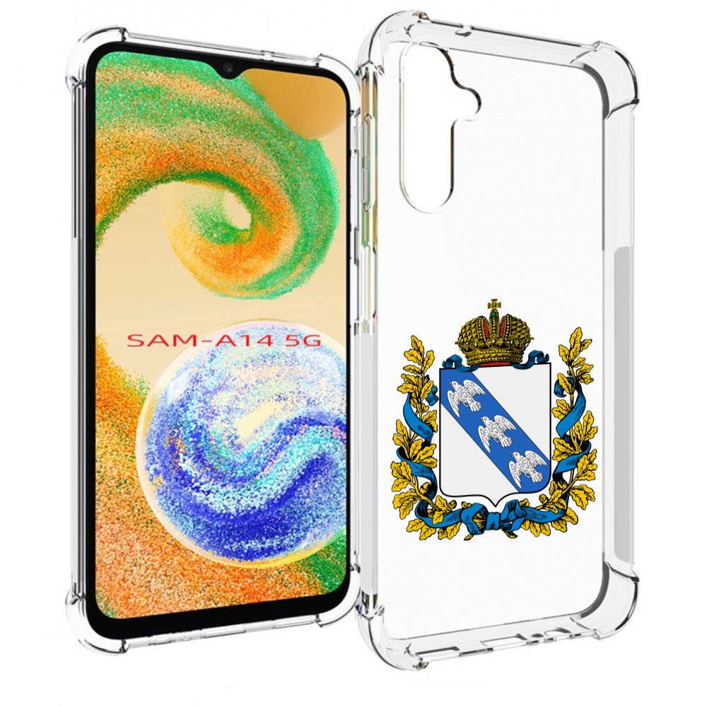 

Чехол MyPads герб-курская-область для Samsung Galaxy A14 5G, Прозрачный, Tocco