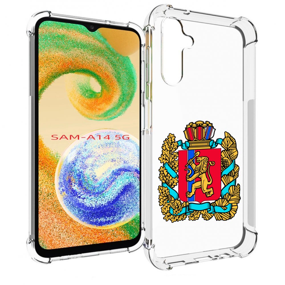 

Чехол MyPads герб-красноярскии-краи для Samsung Galaxy A14 5G, Прозрачный, Tocco