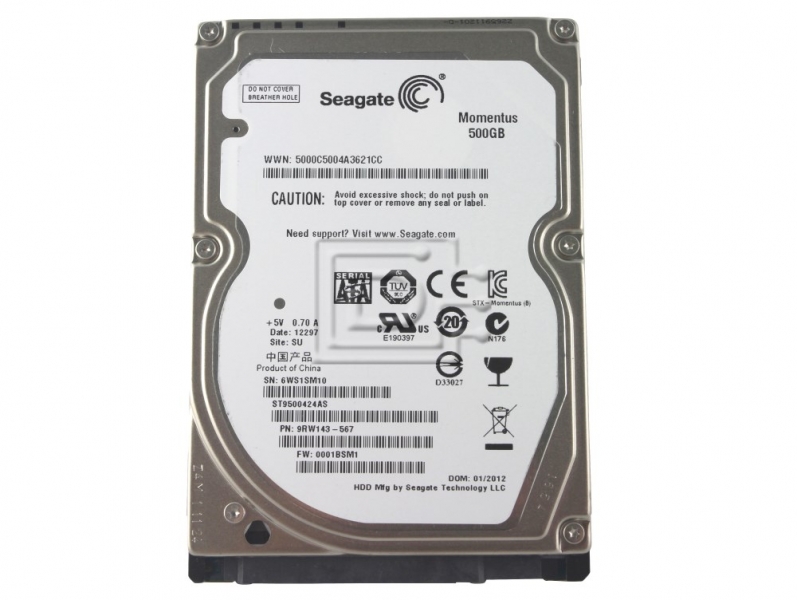 

Жесткий диск Seagate ST9500424AS 500Gb 7200 SATAII 2,5" HDD, ST9500424AS