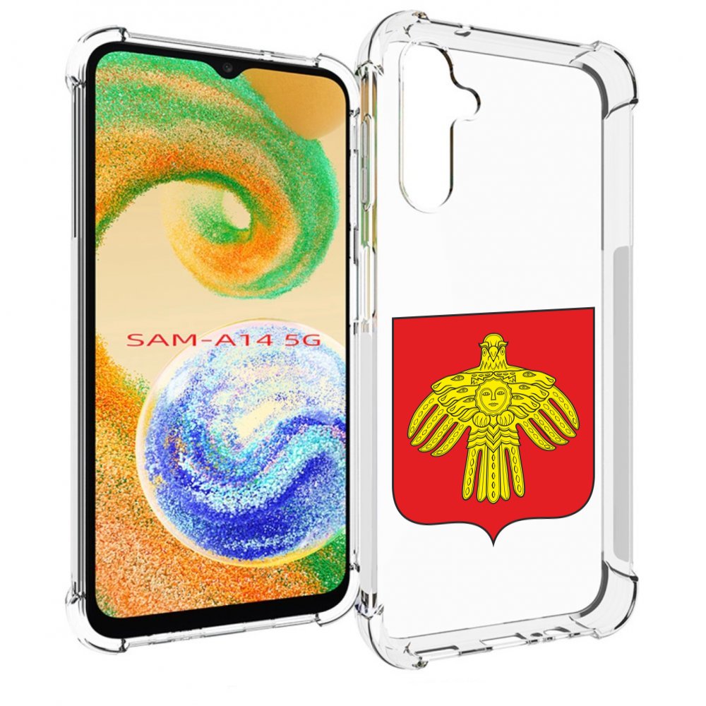 

Чехол MyPads герб-коми-сыктывкар для Samsung Galaxy A14 5G, Прозрачный, Tocco