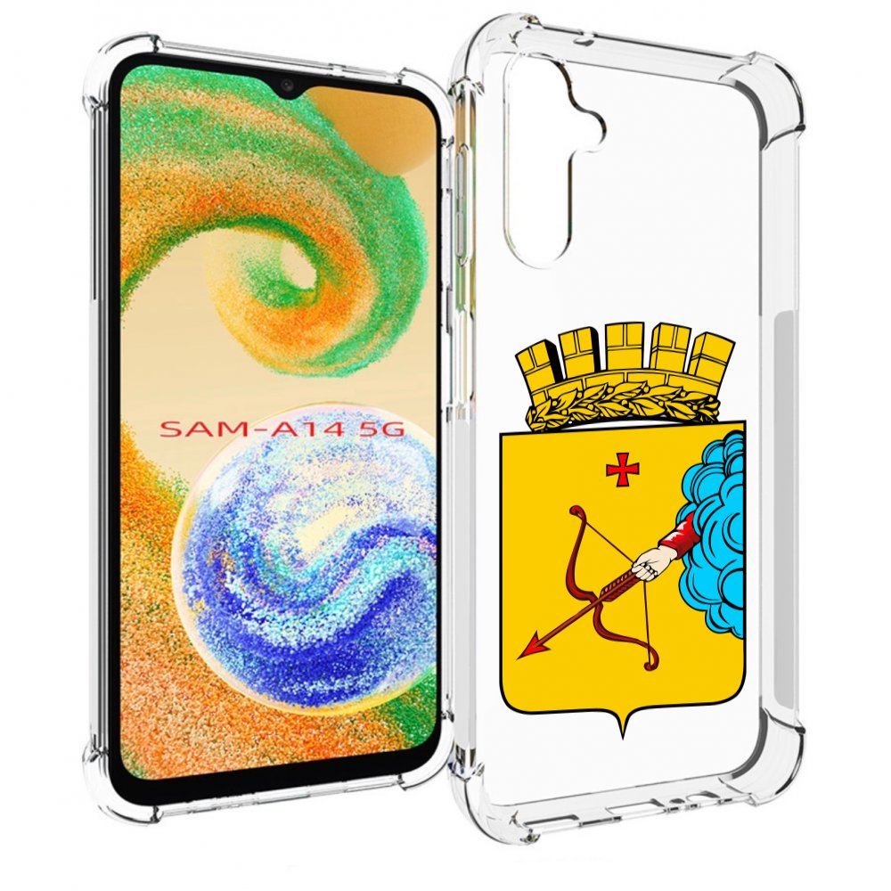 

Чехол MyPads герб-кировская-область для Samsung Galaxy A14 5G, Прозрачный, Tocco