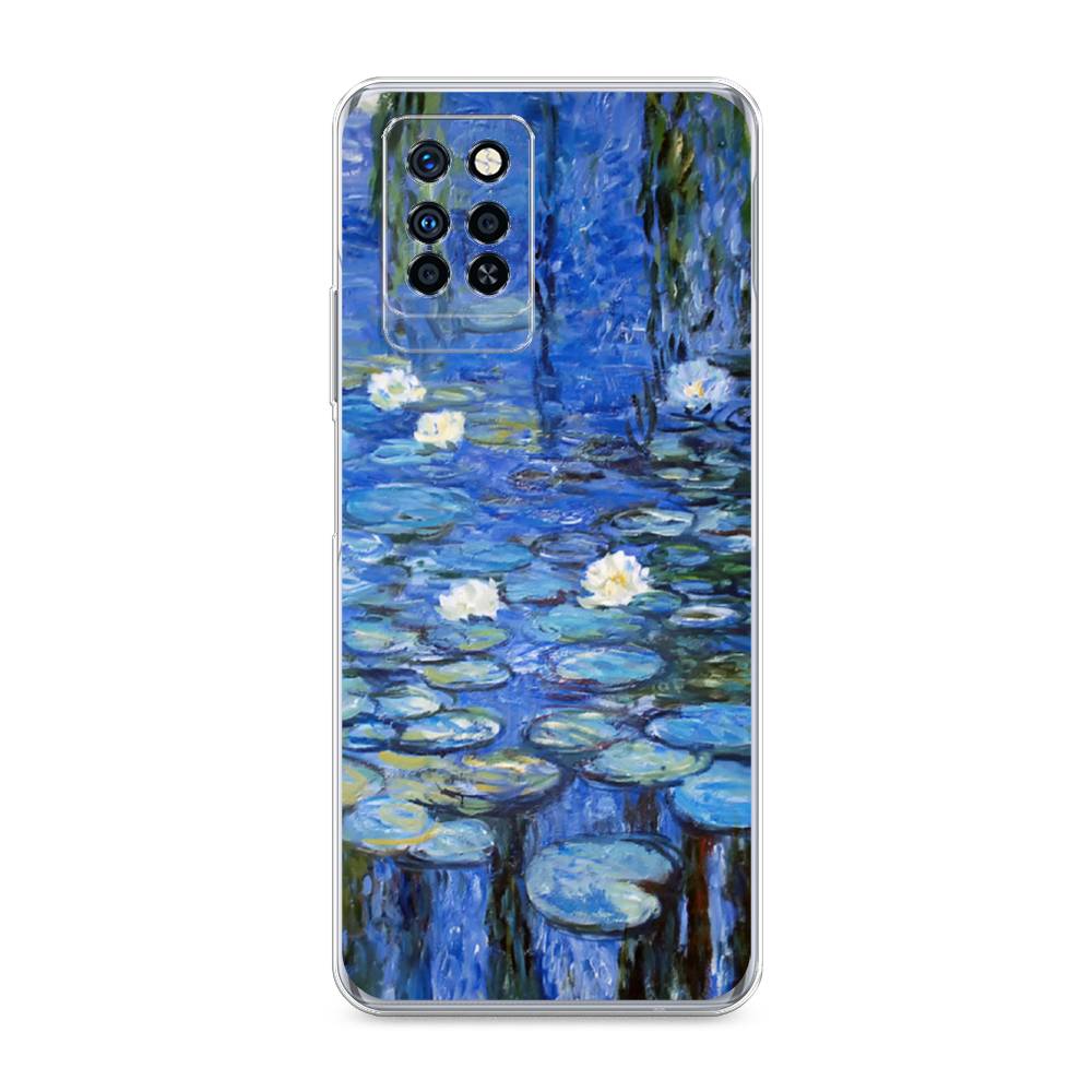 

Чехол для Infinix Note 10 Pro "Нарисованный пруд", Синий;зеленый, 3100150-4