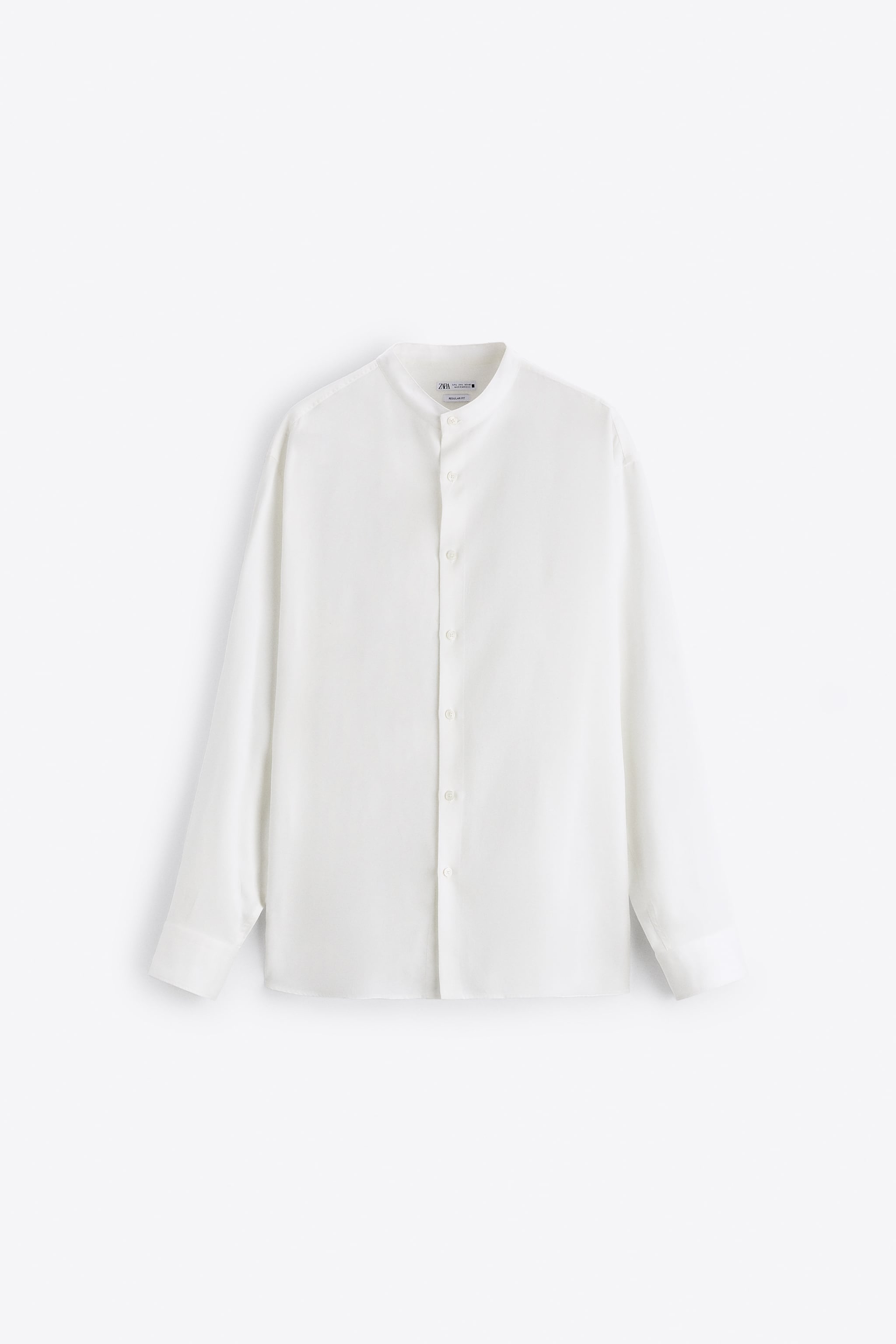 Рубашка мужская ZARA 04380282 белая XL (доставка из-за рубежа)
