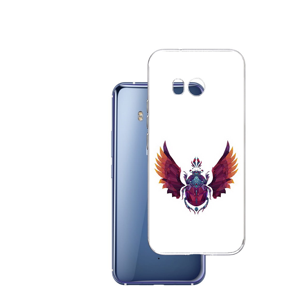 

Чехол MyPads Tocco для HTC U11 алмазный скоробей, Прозрачный, Tocco